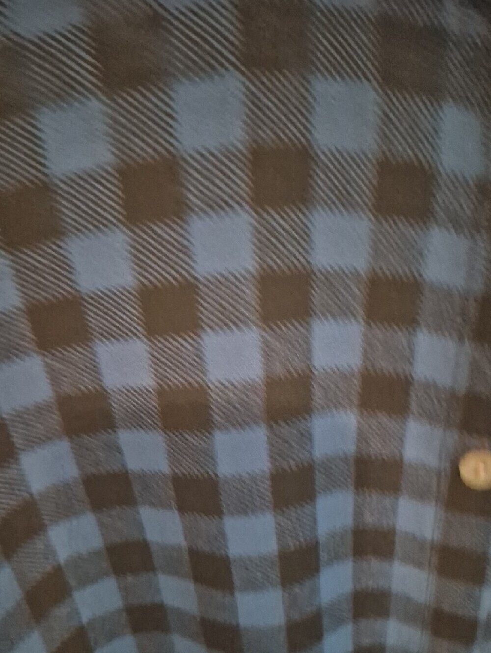 J. Jill Blue and Black Buffalo Plaid Long Tunic Shirt - Picture 3 of 8